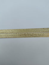 Charger l&#39;image dans la galerie, Biais lurex doré 18mm - par 1, 5, 10 ou 20 mètres
